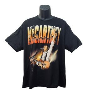 Sir Paul McCartney XL OnThe Run Concert T-Shirt Unisex Tultex 100% Cotton Black
